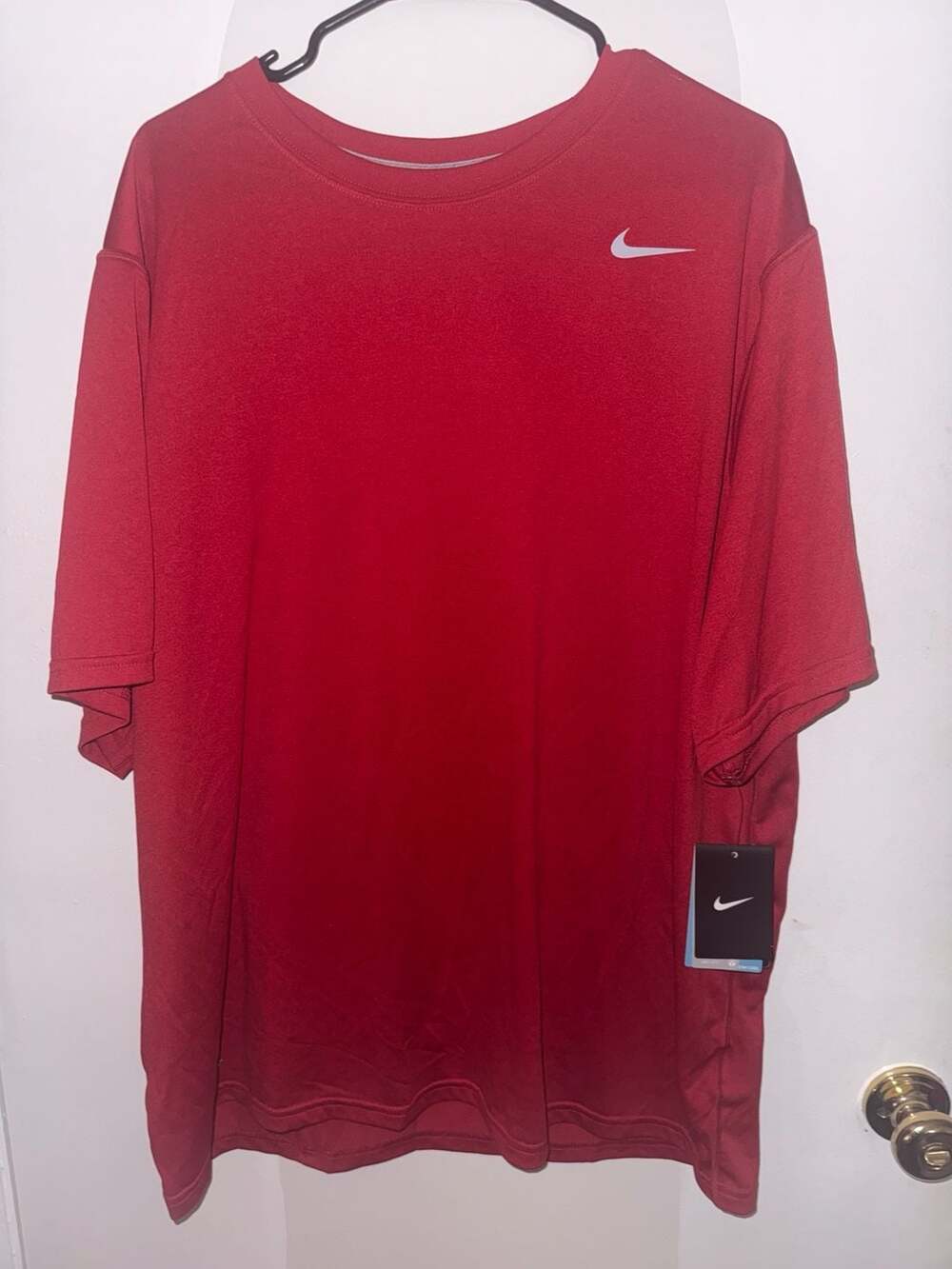 Nike Dri-Fit Men's Red Athletic Training Shirt